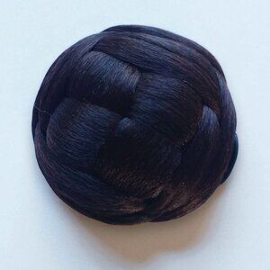Elegant Dark/Chocolate Brown Hair Bun Extension